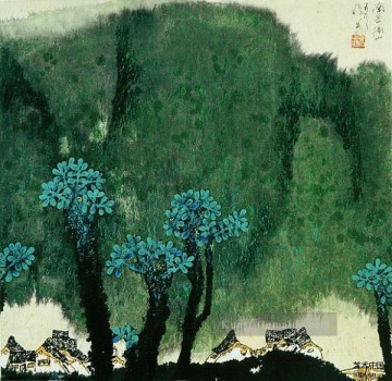Traditionelle chinesische Kunst Werke - chinesischen Dorf